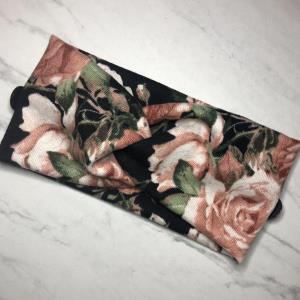 Mom and Me Headband - Pink Floral Sweater