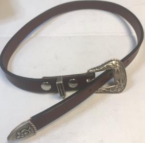 Ladies' leather belt