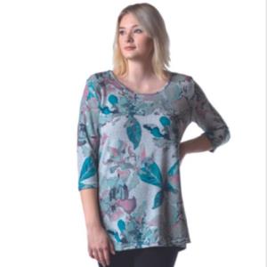 Tops - 3/4 Sleeve Floral