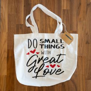 Eco-Friendly Reusable Cotton Bags - Do Small Things with Great Love